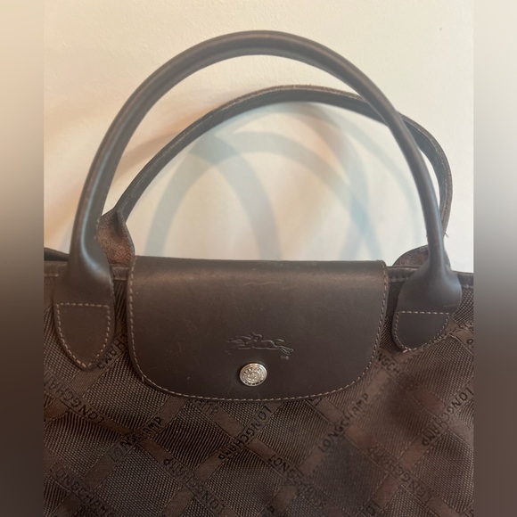 Longchamp Canvas Tote logo Bag - Picture 5 of 7